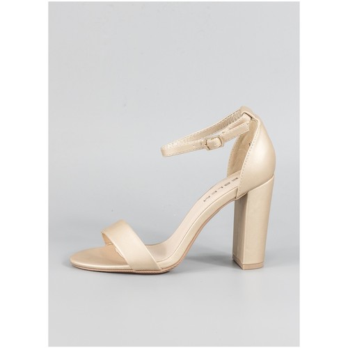 Schuhe Damen Sandalen / Sandaletten Keslem Sandalias  en color oro para señora Gold