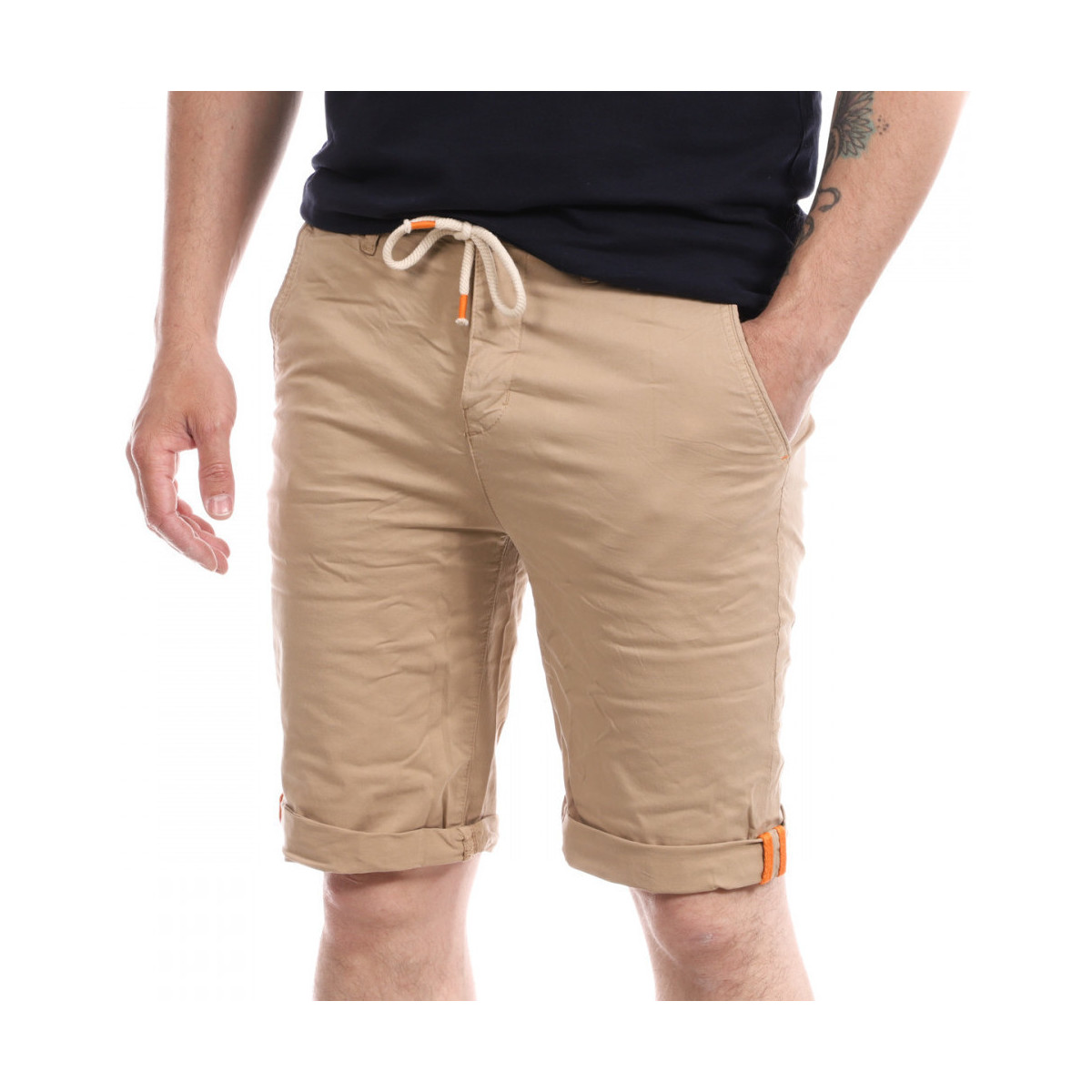 Kleidung Herren Shorts / Bermudas Deeluxe  Beige