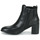 Schuhe Damen Low Boots The Divine Factory QL4723-NOIR Schwarz