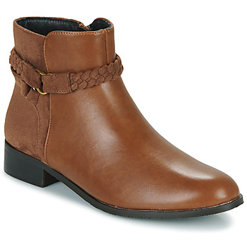 Schuhe Damen Boots The Divine Factory QL4731-CAMEL Camel