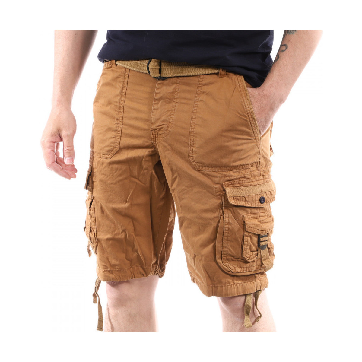 Kleidung Herren Shorts / Bermudas Deeluxe  Braun