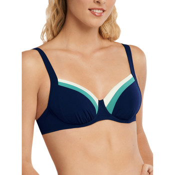Kleidung Damen Bikini Ober- und Unterteile Lisca Armatured Bikini-Top Saint Tropez C-Cups C bis E Blau