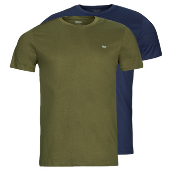 Kleidung Herren T-Shirts Diesel UMTEE-RANDAL-TUBE-TW Kaki / Marine