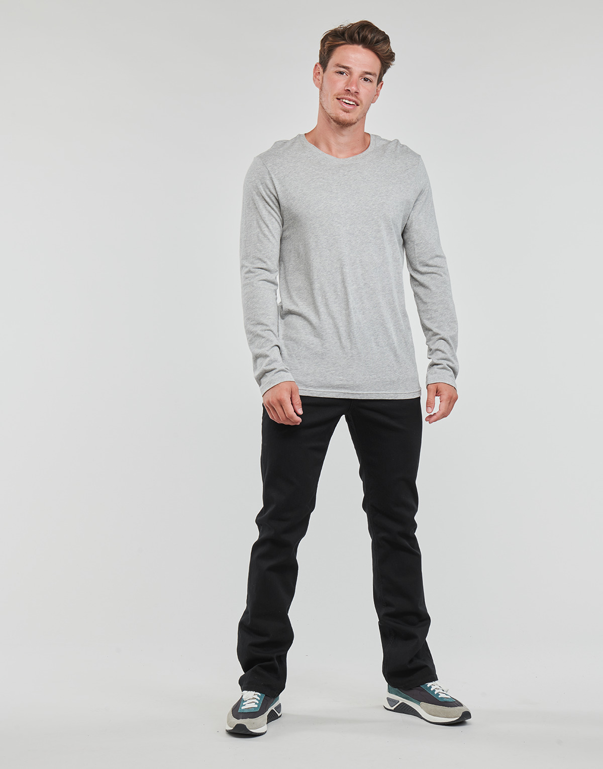 Kleidung Herren Straight Leg Jeans Diesel 2021-NC Schwarz