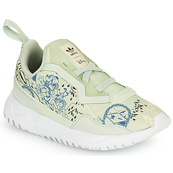 Schuhe Kinder Sneaker Low adidas Originals ORIGINALS FLEX EL I Weiss / Grün