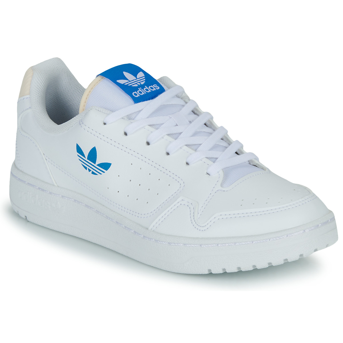 Schuhe Mädchen Sneaker Low adidas Originals NY 90 J Weiss / Rosa