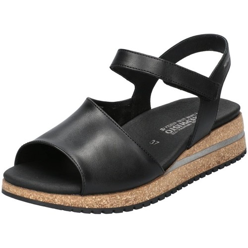 Schuhe Damen Sandalen / Sandaletten Mephisto Sandaletten JOY SILK 7800 BLACK Schwarz