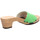 Schuhe Damen Pantoletten / Clogs Softclox Pantoletten Kelly S3382 62 green (hazelnut) Kaschmir S3382 62 Grün