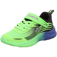 Schuhe Jungen Sneaker Skechers Low - 405107L LMBK Grün