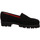 Schuhe Damen Slipper Pas De Rouge Premium nero cam. loses Fußbett n399cam Schwarz