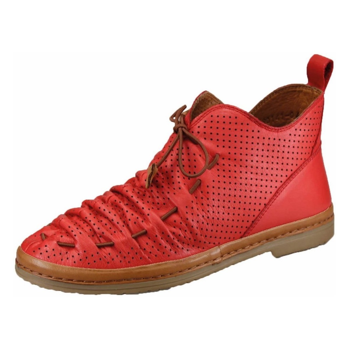 Schuhe Damen Derby-Schuhe & Richelieu Manitu Schnuerschuhe 990141-03-4 Rot