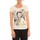Kleidung Damen T-Shirts Vero Moda T-Shirt Rome Vlatka S/S EX5 Snow White/W.Safety Gelb