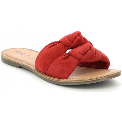 Schuhe Damen Pantoffel Kickers Divalto Rot