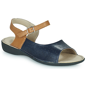 Schuhe Damen Sandalen / Sandaletten Dorking ODA Blau / Braun