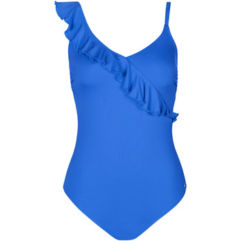Kleidung Damen Badeanzug Lisca Einteiliger Badeanzug mit Ausschnitt ohne Bügel Verstellbare Blau