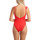 Kleidung Damen Badeanzug Lisca Einteiliger Badeanzug mit Ausschnitt ohne Bügel Verstellbare Rot