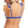 Kleidung Damen Bikini Ober- und Unterteile Lisca Triangel-Badeanzug-Top ohne Bügel Kenya Blau