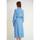 Kleidung Damen Kleider Robin-Collection Leeres Langes Dakleid M Blau