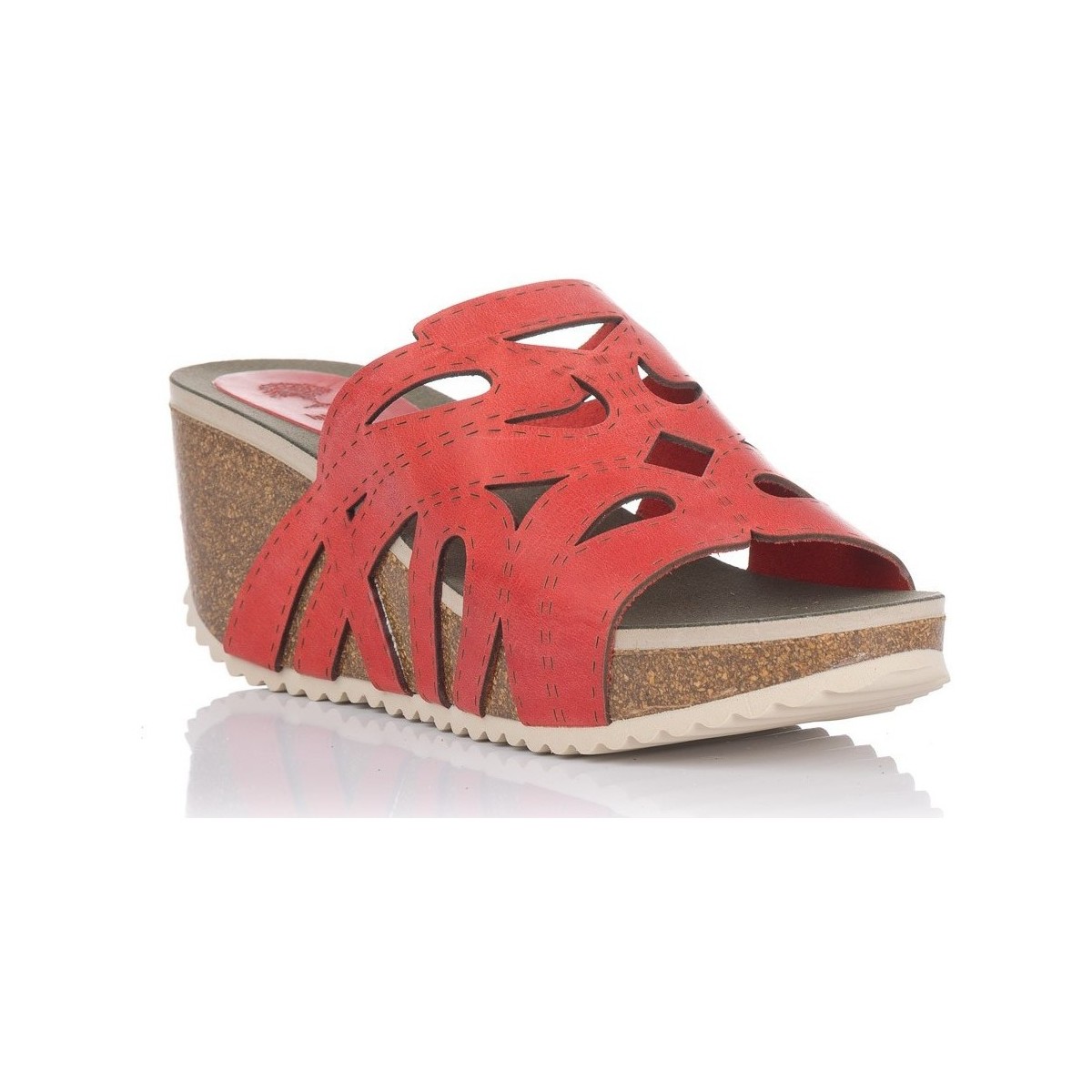 Schuhe Damen Sandalen / Sandaletten Interbios 5712 Rot