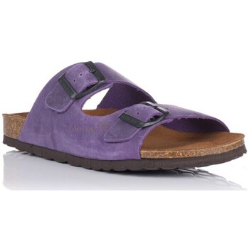Schuhe Damen Pantoffel Interbios SCHUHE  7206 Violett