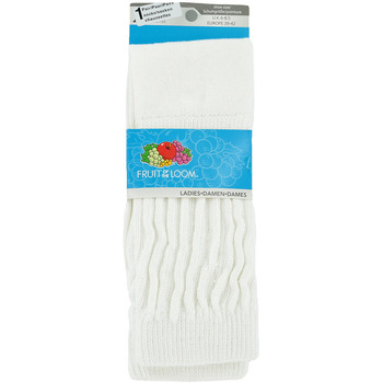 Unterwäsche Damen Socken & Strümpfe Fruit Of The Loom Pair x1 Socks Weiss