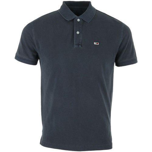 Kleidung Herren T-Shirts & Poloshirts Tommy Hilfiger Garment Dye Polo Blau