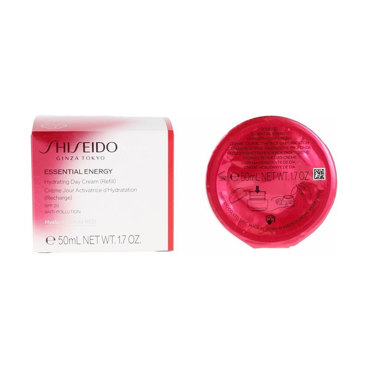 Beauty pflegende Körperlotion Shiseido Essential Energy Hydrating Cream Recharge Spf20 
