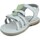 Schuhe Kinder Sandalen / Sandaletten Oca Loca OCA LOCA Leder Baby Sandale Weiss