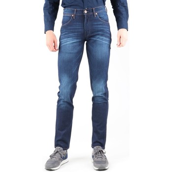 Kleidung Herren Straight Leg Jeans Wrangler Jeanshose  Greensboro W15Q6262F Blau