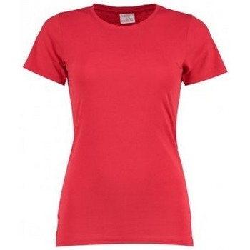 Kleidung Damen T-Shirts Kustom Kit Superwash Rot