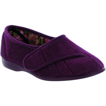 Schuhe Damen Hausschuhe Gbs Audrey Velcro Violett