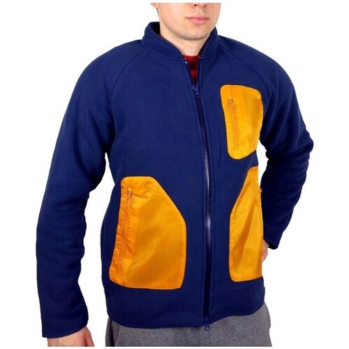 Kleidung Herren Sweatshirts adidas Originals Polarfleece Jkt Orangefarbig, Dunkelblau