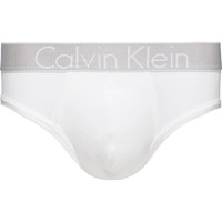 Unterwäsche Herren Slips Calvin Klein Jeans 000NB1297A Weiss