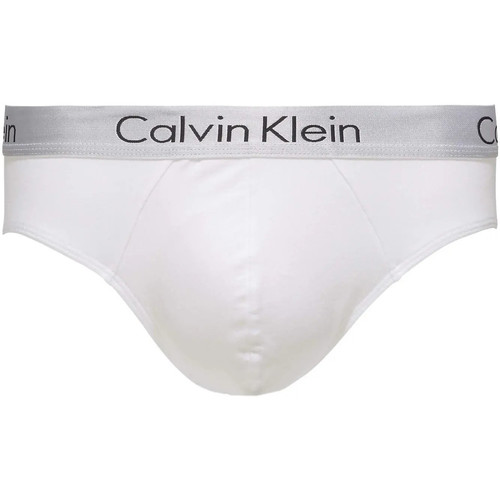 Unterwäsche Herren Slips Calvin Klein Jeans 000NB1194A Weiss