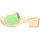Schuhe Damen Pantoletten / Clogs Softclox Pantoletten Pirella S3568 GREEN Grün