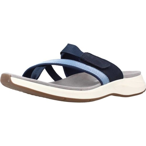 Schuhe Damen Sandalen / Sandaletten Clarks SOLAN SURF Blau
