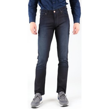 Kleidung Herren Slim Fit Jeans Wrangler Jeanshose  Larston Night Rider W18SBW77Q Blau