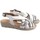 Schuhe Damen Multisportschuhe Duendy 3451 bl.pla Silbern