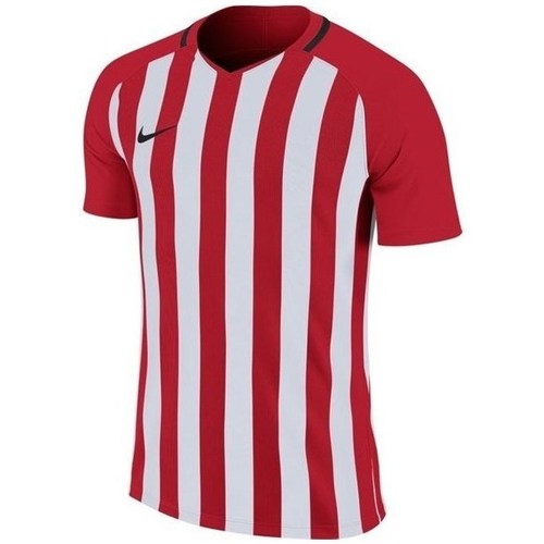 Kleidung Jungen T-Shirts Nike Striped Division Rot, Weiß