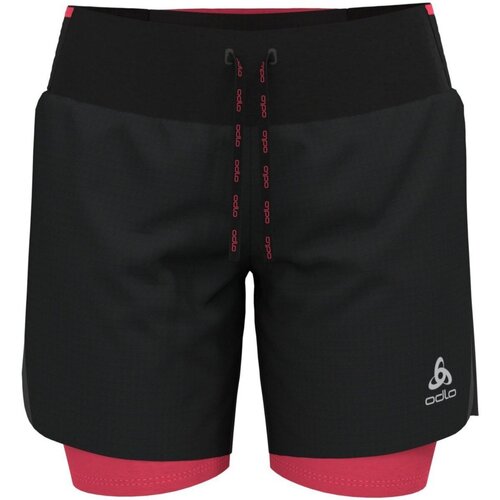 Kleidung Damen Shorts / Bermudas Odlo Sport 2-in-1 AXALP TRAIL 6 IN 322551 60270 Schwarz