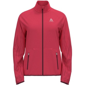 Kleidung Damen Trainingsjacken Odlo Sport Jacket ESSENTIAL LIGHT PRINT paradise 313741 30782-30782 pink