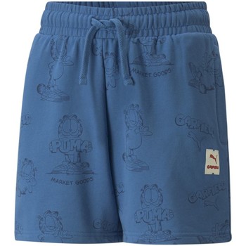 Kleidung Jungen Shorts / Bermudas Puma Sport x Garfield AOP 533431-048 Blau