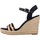 Schuhe Damen Sandalen / Sandaletten Tommy Hilfiger CORPORATE WEBBING HIGH W Blau