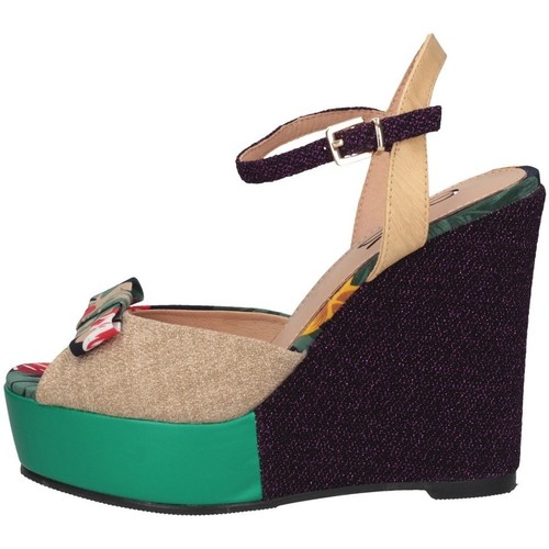 Schuhe Damen Sandalen / Sandaletten Exé Shoes Exe' NAOMI 011 Sandalen Frau Multicolor Lilac Multicolor