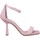 Schuhe Damen Sandalen / Sandaletten Elvio Zanon 3601 Cuir Femme Glicine Violett