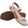 Schuhe Damen Multisportschuhe Isteria Sandale Lady   22080 Farbe BEIG Weiss