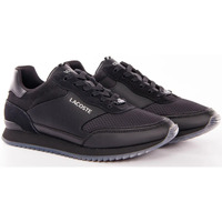 Schuhe Herren Sneaker Low Lacoste luxe 0121 Schwarz