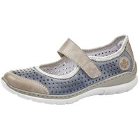 Schuhe Damen Slipper Rieker Slipper L32B5-42 Blau