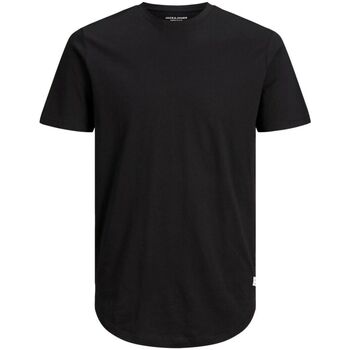 Kleidung Herren T-Shirts & Poloshirts Jack & Jones 12184933 NOA TEE-BLACK Schwarz