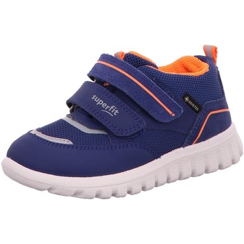 Schuhe Jungen Babyschuhe Superfit Low Halbschuh Leder \ SPORT7 MINI 1-006200-8010 Blau